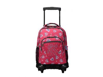 Iskolatáska Kerekekkel Totto Rue Bomper Fukszia (52 X 37 x 
