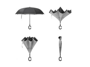 InnovaGoods Fordított Esernyő, Szürke