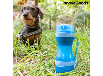 InnovaGoods 2 az 1-ben Háziállat Eledel Üveg Víztartállyal
