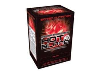 Hot Blood 3.0 BOX 25 tasak (25 x 20g) kék guarana Scitec Nutrition
