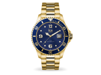 017326 Ice-Watch ICE steel - Gold blue Férfi karóra (XL-es méret)