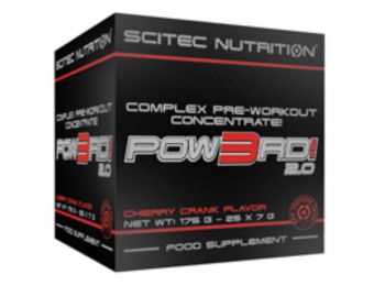 Pow3rd! 2.0 BOX 25 tasak cseresznye Scitec Nutrition