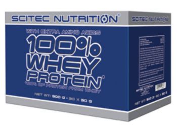 100% Whey protein BOX 30 tasak MIX Scitec Nutrition
