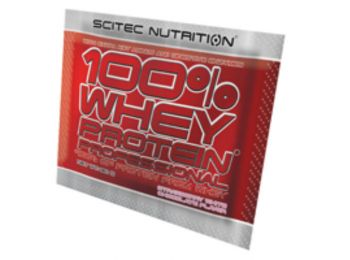 100% Whey Protein Professional 30g eper fehércsoki Scitec N