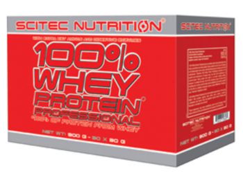 100% Whey Protein Professional BOX 30 tasak MIX Scitec Nutrition