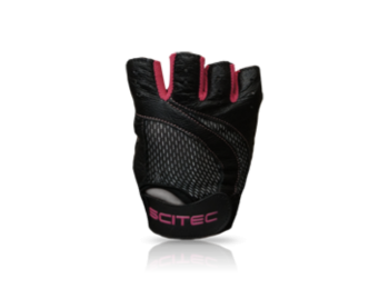 Kesztyű Scitec - Pink Style női fekete, rózsaszín XL Sci