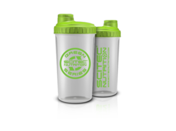 Shaker Green Series áttetsző fehér Scitec Nutrition
