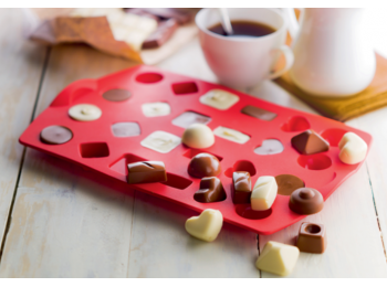 Szilikon Bonbon variációk piros Tupperware