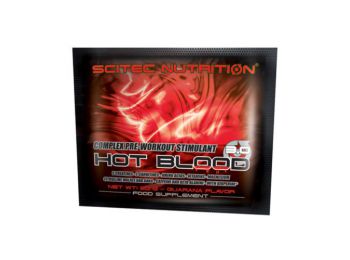 Hot Blood 3.0 BOX 1 tasak 20g kék guarana Scitec Nutrition