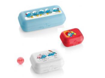 Hupikék törpikék uzsidoboz trió Tupperware