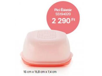 Pici éléstár piros aljjal Tupperware