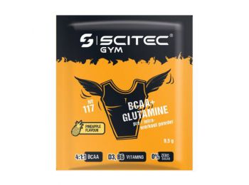 BCAA+Glutamine 9,5g ananász Scitec Gym