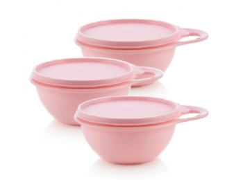 Mini Kelesztő tál 600 ml rózsaszín 3 db Tupperware