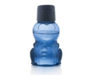 Dínós gyerek öko palack 350 ml kék, kipattintható kupak