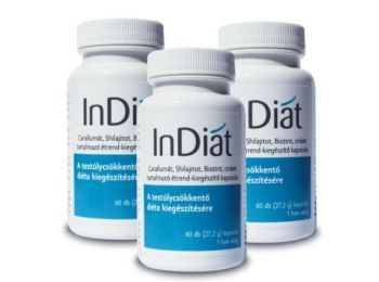 InDiat fogyókúrás étrendkiegészítő 3x60 kapsz.