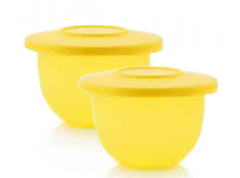 Új hullám mini tál szett 2x550 ml sárga Tupperware - 1