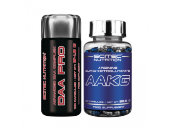DAA Pro Black Edition 100 kapsz. + AAKG 100 kapsz. Scitec Nu
