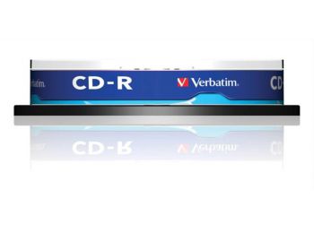 CD-R lemez, 700MB, 52x, hengeren, VERBATIM DataLife (CDV7052B10DL)