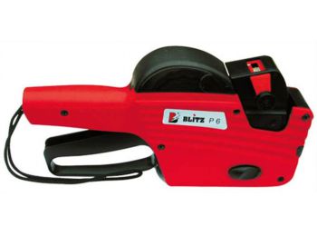 Árazógép, egysoros, 6 karakter, BLITZ P6 (ISBP6)