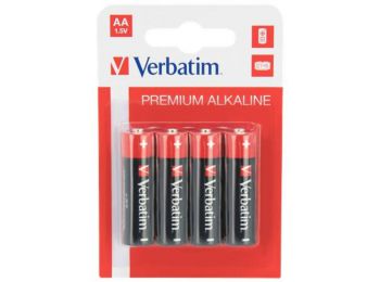Elem, AA ceruza, 4 db, VERBATIM Premium (VEAA4)