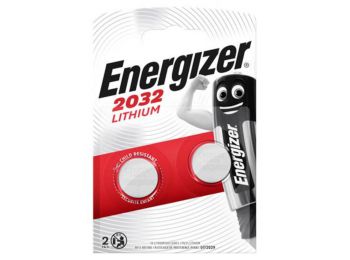 Gombelem, CR2032, 2 db, ENERGIZER (EECR2032D)