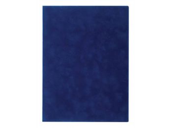 Oklevéltartó, plüss, A4, VICTORIA, kék (IOKT)