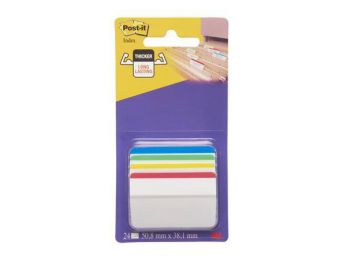 Jelölőcímke, műanyag, megerősített, döntött, 4x6 lap