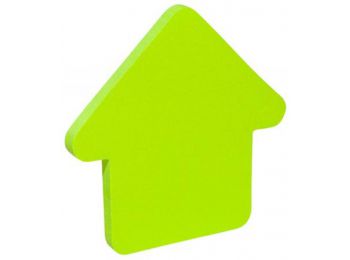 Öntapadó jegyzettömb, nyíl alakú, 50 lap, DONAU, zöld (D7560001)
