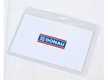 Azonosítókártya tartó, 105x65 mm, hajlékony, vízszintes, DONAU (D8343001)