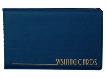 Névjegytartó, 24 db-os, PANTAPLAST, kék (INP307302K)