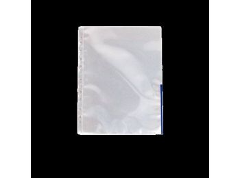 Genotherm, lefűzhető, felül/oldalt félig nyitott, A4, 105 mikron, víztiszta, ESSELTE, kék (E55365)