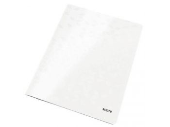 Gyorsfűző, laminált karton, A4, LEITZ Wow, fehér (E30010