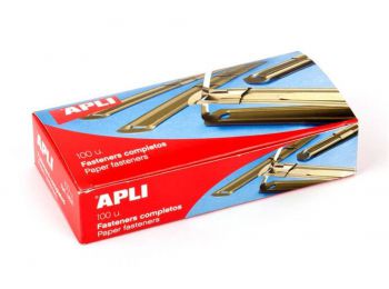 Lefűzőlapocska, fém, 100 db-os, APLI (LCA11832)