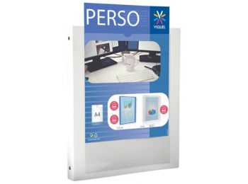 Gyűrűs dosszié, panorámás, 4 gyűrű, 25 mm, A4, PP, VI