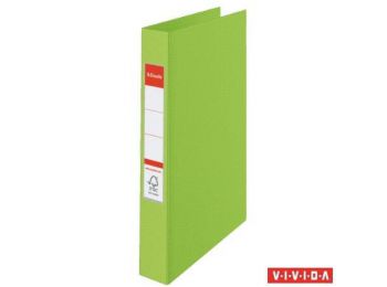 Gyűrűs könyv, 4 gyűrű, 42 mm, A4, PP, ESSELTE Standard, Vivida zöld (E14461)