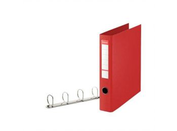 Gyűrűs könyv, 4 gyűrű, D alakú, 60 mm, A4 maxi, PP, ES