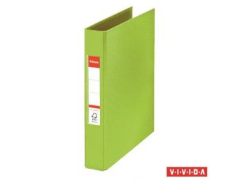 Gyűrűs könyv, 2 gyűrű, 42 mm, A5, PP, ESSELTE Standard, Vivida zöld (E47686)