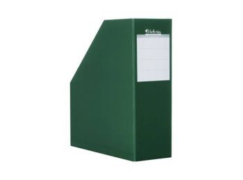 Iratpapucs, karton, 90 mm, VICTORIA, zöld (IDVPZ)