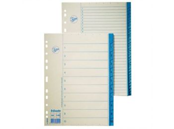 Regiszter, karton, A4, 1-31, ESSELTE, fehér (E69915)