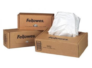 Hulladékgyűjtő zsák iratmegsemmisítőhöz, 80-85 literes kapacitásig, FELLOWES (IFW36056)
