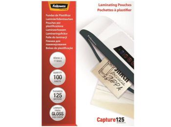 Meleglamináló fólia, 125 mikron, 83x113 mm, fényes, 100 