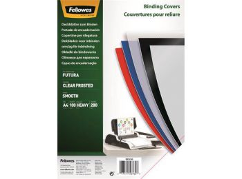 Előlap, A4, 280 mikron, polipropilén, matt, FELLOWES Futur