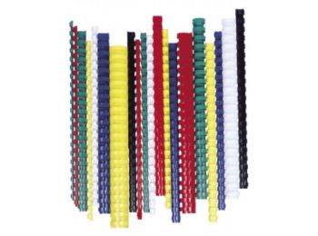Spirál, műanyag, 10 mm, 41-55 lap, FELLOWES, 100 db, kék 