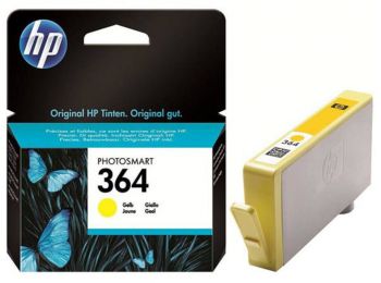 CB320EE Tintapatron Photosmart C5380, C6380, D5460 nyomtatókhoz, HP 364, sárga, 300 oldal (TJHCB320E)