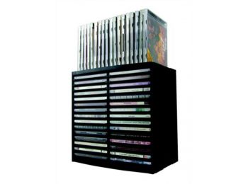CD-tároló, automata kiemelőrendszerű, 30+18 db-os, FELLO