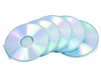 CD-tok, vékony, 1 lemez, kör alakú, FELLOWES, átlátszó