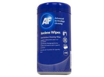 Tisztítókendő, izopropil alkohollal, 100 db, AF Isoclene 