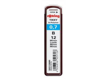 Grafitbél, B, 0,7 mm, ROTRING (R505707)