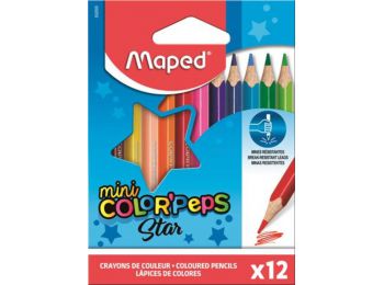 Színes ceruza készlet, háromszögletű, MAPED Color`Peps 