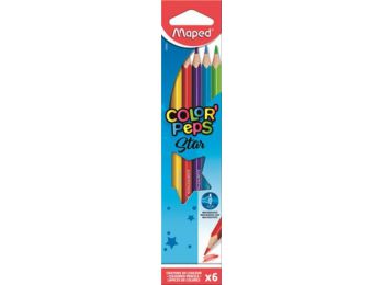 Színes ceruza készlet, háromszögletű, MAPED Color`Peps,